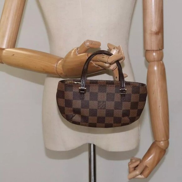 LOUIS VUITTON Damier Ebene Manosque GM Accessory Pouch N51120 LV Auth 114977 - Picture 15 of 16